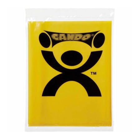 Fabrication Enterprises CanDo Low Powder Pre-Cut Exercise Band, Yellow, 48L Strip, 1/Pack 1205941